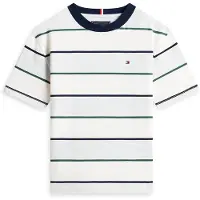 Tommy Hilfiger Rugby Stripe T-Shirt Ss - Navy - 140
