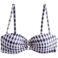 Next Bikinitoppi laivastonsininen / syreeni / valkoinen