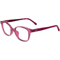 Lacoste L3662 N 45/15/130 Läpinäkyvät vaaleanpunaiset silmälasit Bio inj-g820 TYTTÖ L3662 N