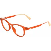Lacoste L3666 Näkölasit 47/17/135 Läpinäkyvä oranssi lumi Bio inj-g820 LAPSILLE L3666