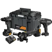 DeWalt Työkalusarja DCK3222MP2T-QW; 18 V; 2x5,0 Ah akku