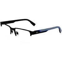 Lacoste L2305 N 54/19/145 Mustat Metalliset Näkölasit MIEHILLE L2305 N