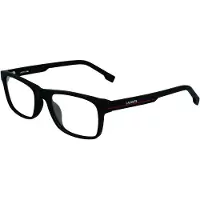 Lacoste L2886 N 55/18/145 Matte mustat Bio-injektoidut silmälasit MIEHILLE L2886 N