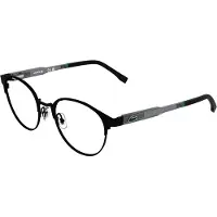 Lacoste L3115 48/18/135 Matte mustat metalliset silmälasit POJAT L3115