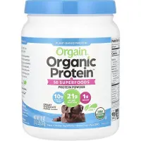Orgain Luomu Proteiini + 50 Superfoodia, Kermainen Suklaa Fudge - 510g