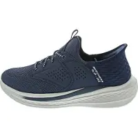 SKECHERS for man. 210889 Slip-ins RF Slade Caster navy slippers (41), Flat, Laces, Casual
