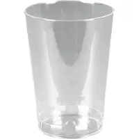 Abena Plastglas 10 cl Ø55x75 mm PS klar - (40 stk./pose)