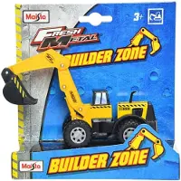Maisto Fresh Metal Builder Zone grävmaskin orange 1:24