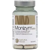 Raw Organic Natura Media Monizym Alfa, 100 kaps