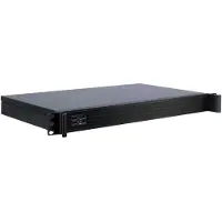 Inter-Tech IPC-K-126L, Teline, Palvelin, Musta, Mini-ITX, Terästä, 1U (88887000)