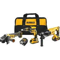 DeWalt Työkalusarja DCK308DM-QW (DCF620 + DCG405 + DCH133) 18 V; 1x2,0/4,0 Ah akku