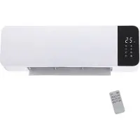 Emerio WH-133172, Sähkökäyttöinen lämpötuuletin, Sisätila, Lattia, Valkoinen, LED, Kaukosäädin