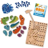 SES Creative Brix Junior - Dinosaurs - Multi/patterned - ONE SIZE