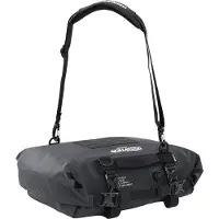 Oxford aqua pro de-20 roll bag, musta - kaksipäinen vedenpitävä rullalaukku 20l