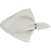 Broste Copenhagen - Gracie Lautasliina Pellava 45x45 cm Luonnonvalkoinen