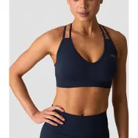 ICANIWILL Define Seamless V-neck Sports Bra Midnight Blue