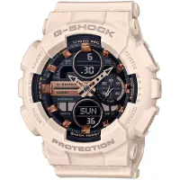 Casio Klocka - - G-Shock Classic Women White - Chrono 1/1000:e av s. - 5 larm - Vattentät 20 bar