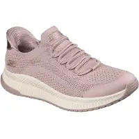 SKECHERS for woman. 117743 Slip-ins shoes: BOBS Squad 4 - Dire Step pink (39), Flat, Laces, Casual, Sport, Multisport