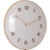 Karlsson Wall Clock Esencia Dome Warm Grey - Grey - Ø 30 CM