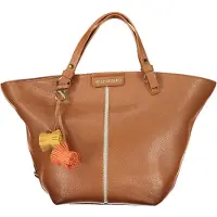 Valentino for woman. VBS9OV04 Brown shopper bag (OSFA), Casual, Polyurethane