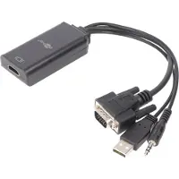 Goobay VGA/HDMIsovitinkaapeli