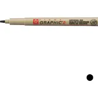 Taidepiste Pigma Graphic 2 musta 2,0 mm