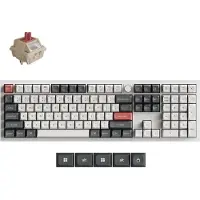 Keychron Q6 Ultra Red langaton pelinäppäimistö (valkoinen)