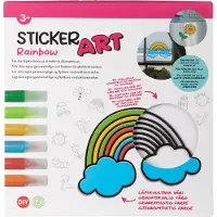 Sticker Art Jr sateenkari askartelusetti