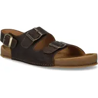 El naturalista unisex. 260011156005_012 Brown leather sandals N6001 (43), Flat, Buckle, Casual