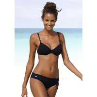 Buffalo Bikinihousut 'Happy' musta