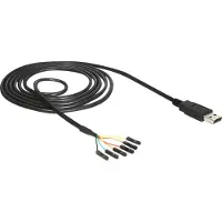 DeLOCK – USB 2.0 to Serial TTL Converter with 6 pin header female separately 1.8 m (5 V) (83786)