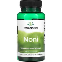 Swanson Health , Noni, 500 mg, 60 Pillereitä