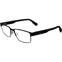 Lacoste L2298 N 56/17/145 Matte mustat metalliset silmälasit MIEHILLE L2298 N
