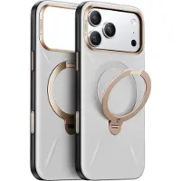 Torras Ostand Q3 Vegskin - pearl gray - iPhone 17 Pro