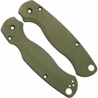 Flytanium Loop Scales - Aluminum - Spyderco Paramilitary 2 - Olive Drab