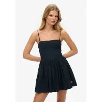 Superdry Broderie Cami Hihaton Lyhyt Mekko