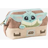 Star Wars The Mandalorian Baby Yoda Toilettilaukku, Beige