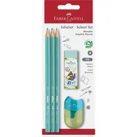 Faber-Castell 111181, HB, Valikoidut värit, Kahdeksankulmainen, Kupla, 3 kpl, Forest Stewardship Council (FSC)