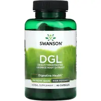 Swanson Health , DGL, Korkeakelpoisuus, 700 mg, 90 kapselia