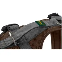 Hunter - Harness Maldon Up Polyester brown/grey 37-53/XS-S - Koirat - Kaulapannat