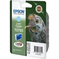 Epson T0795 -mustekasetti, vaalea syaani