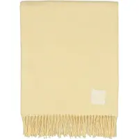 Scandi Living Loom puuvillatorkkupeitto 125x170 cm Voikreemi