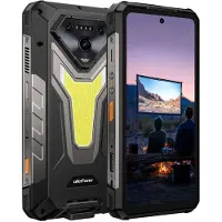 Ulefone Matkapuhelin Armor 34 Plus 5G – 512GB/16GB, Akun kapasiteetti 25 500 mAh, LED 1100 lm, Kaksois-SIM, Musta