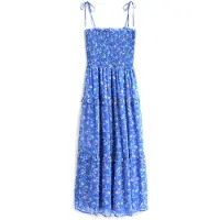 Tommy Hilfiger Tjw Aop Chiffon Maxi Dress Ext - Blue - XL