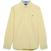 Superdry Preppy Oxford L/S Shirt - Yellow - S