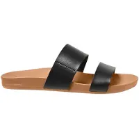 Reef for woman. RF0A3OKSBLN Cushion Vista Sandals black (40), Flat, None, Casual