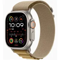 Apple Watch Ultra 2 GPS + Cellular 49mm - Titanium Case with Tan Alpine Loop - Medium