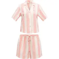 Tommy Hilfiger Underwear Pyjamashortsit lohi / valkoinen