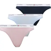 Tommy Hilfiger Underwear Alushousut laivastonsininen / vaaleansininen / vanha roosa / valkoinen