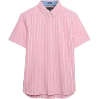 Superdry Preppy Oxford S/S Shirt - Pink - XXL